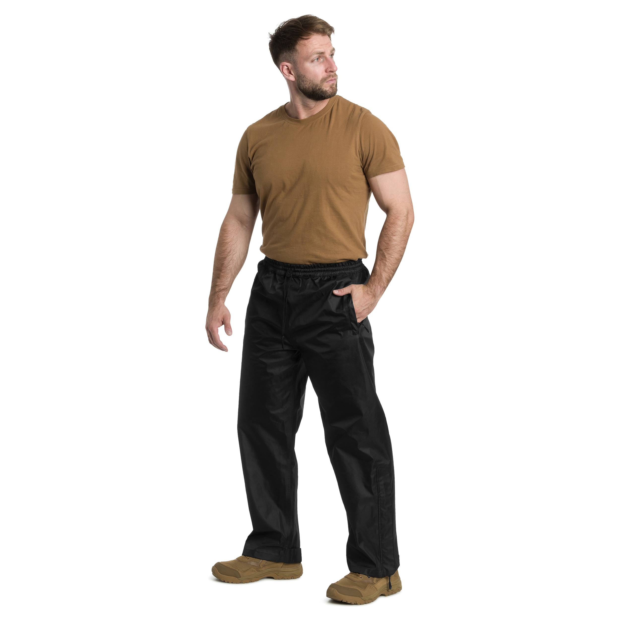 Spodnie Highlander Forces Tempest Waterproof Trousers - Black