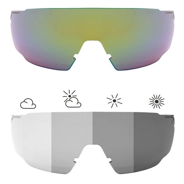 Okulary przeciwsłoneczne Bushnell Falcon - Yellow/Photochromic/Brown-Green Mirror