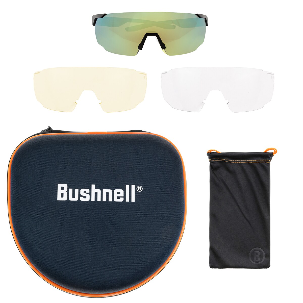 Okulary przeciwsłoneczne Bushnell Falcon - Yellow/Photochromic/Brown-Green Mirror