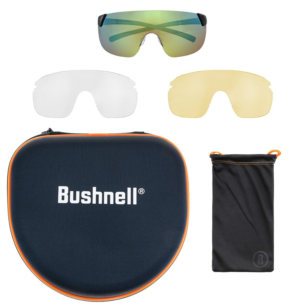 Okulary przeciwsłoneczne Bushnell Harrier - Yellow/Photochromic/Brown-Green Mirror