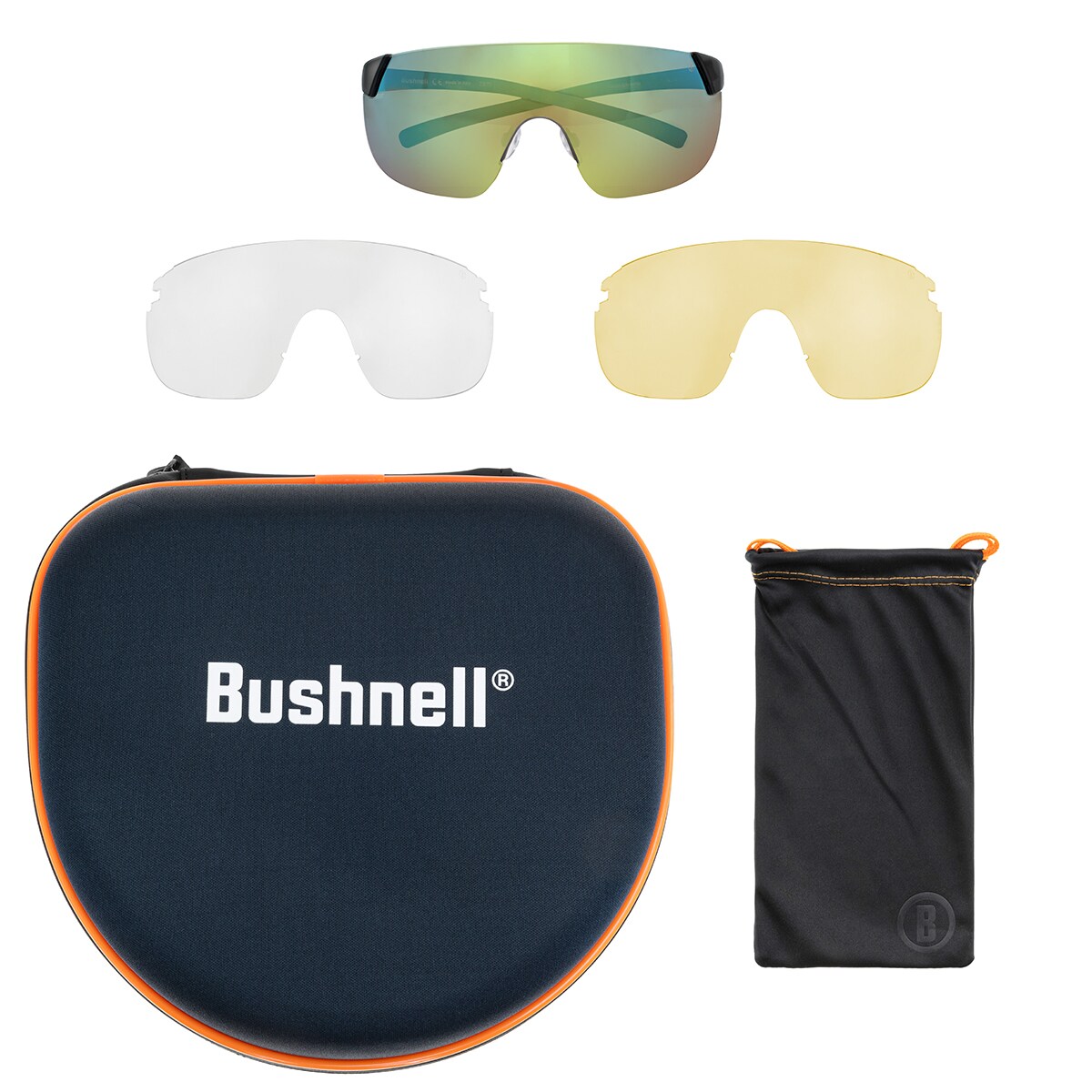 Okulary przeciwsłoneczne Bushnell Harrier Mini - Yellow/Photochromic/Brown-Green Mirror