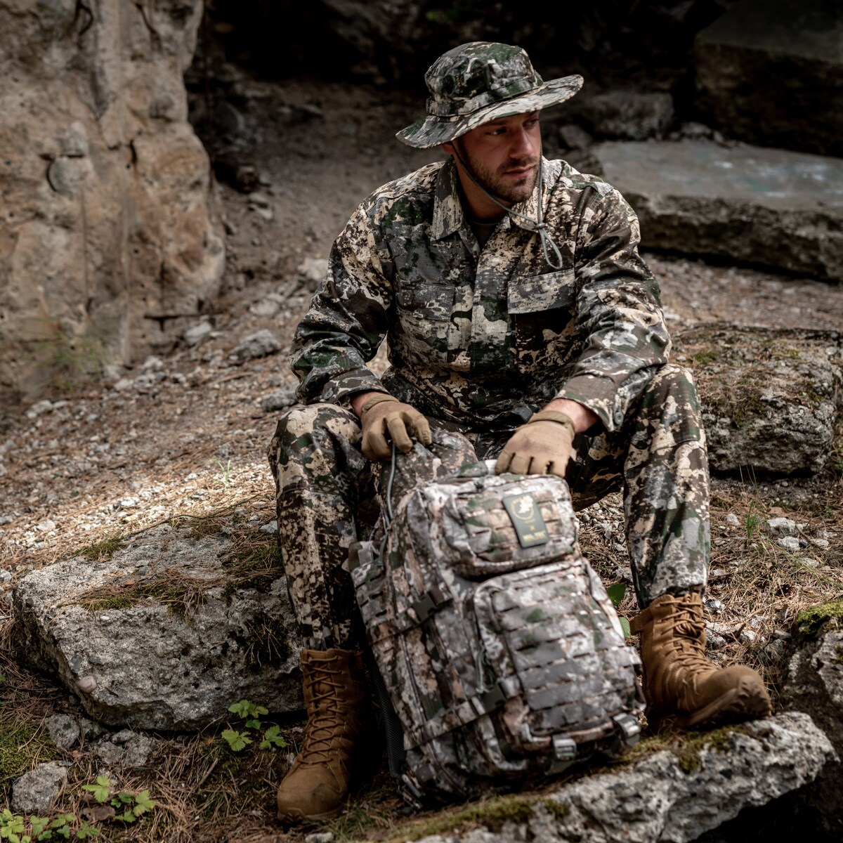 Kapelusz Mil-Tec Cotton Rip-Stop - Phantomleaf WASP I Z1B