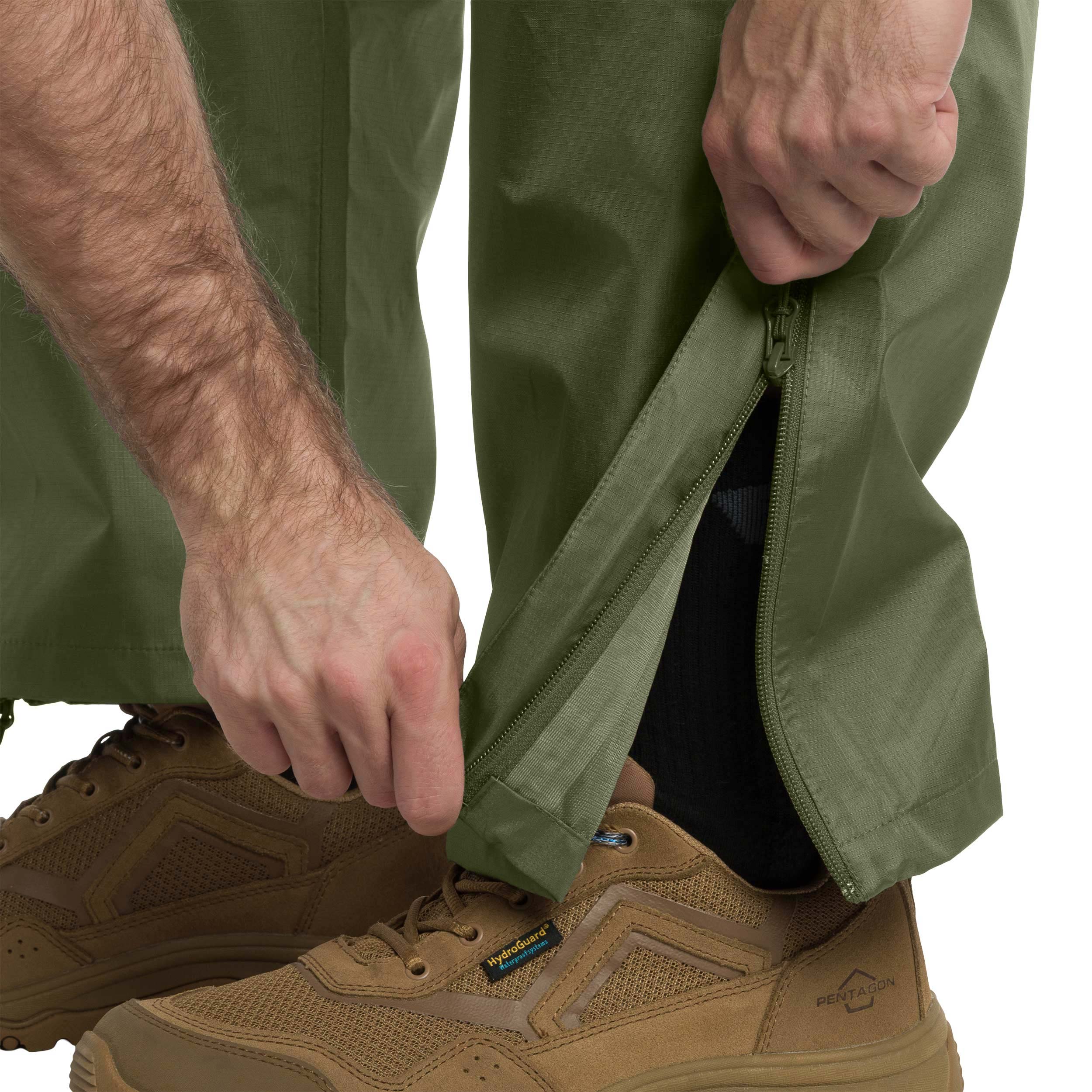 Highlander Forces Tempest Waterproof Trousers - Olive