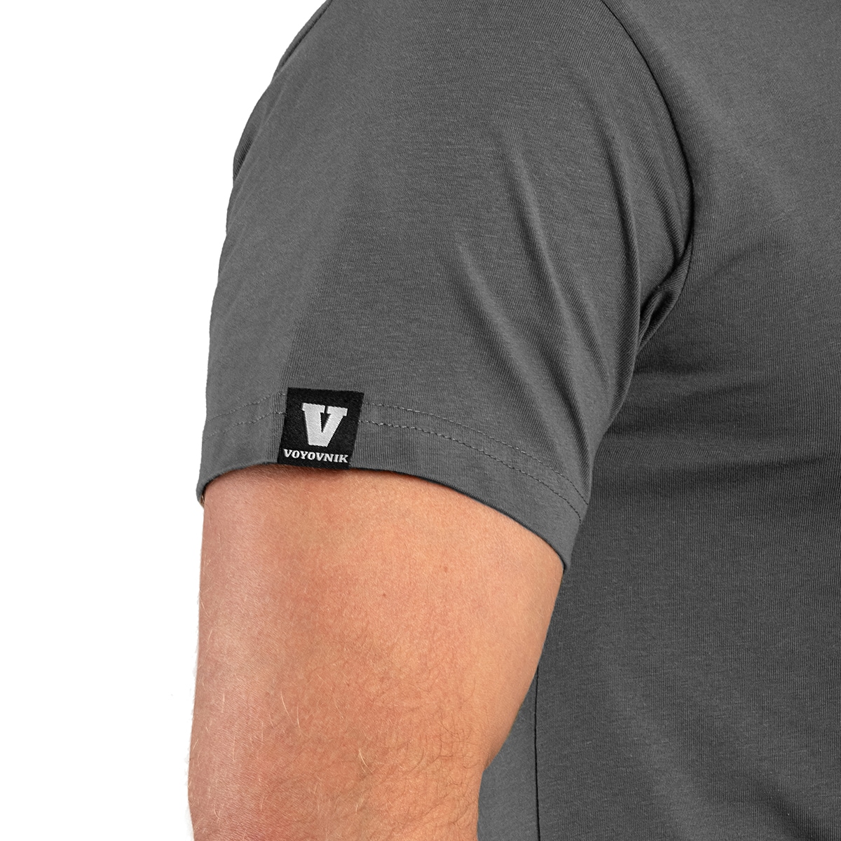 Koszulka T-shirt Voyovnik Kompas Black/White - Szara