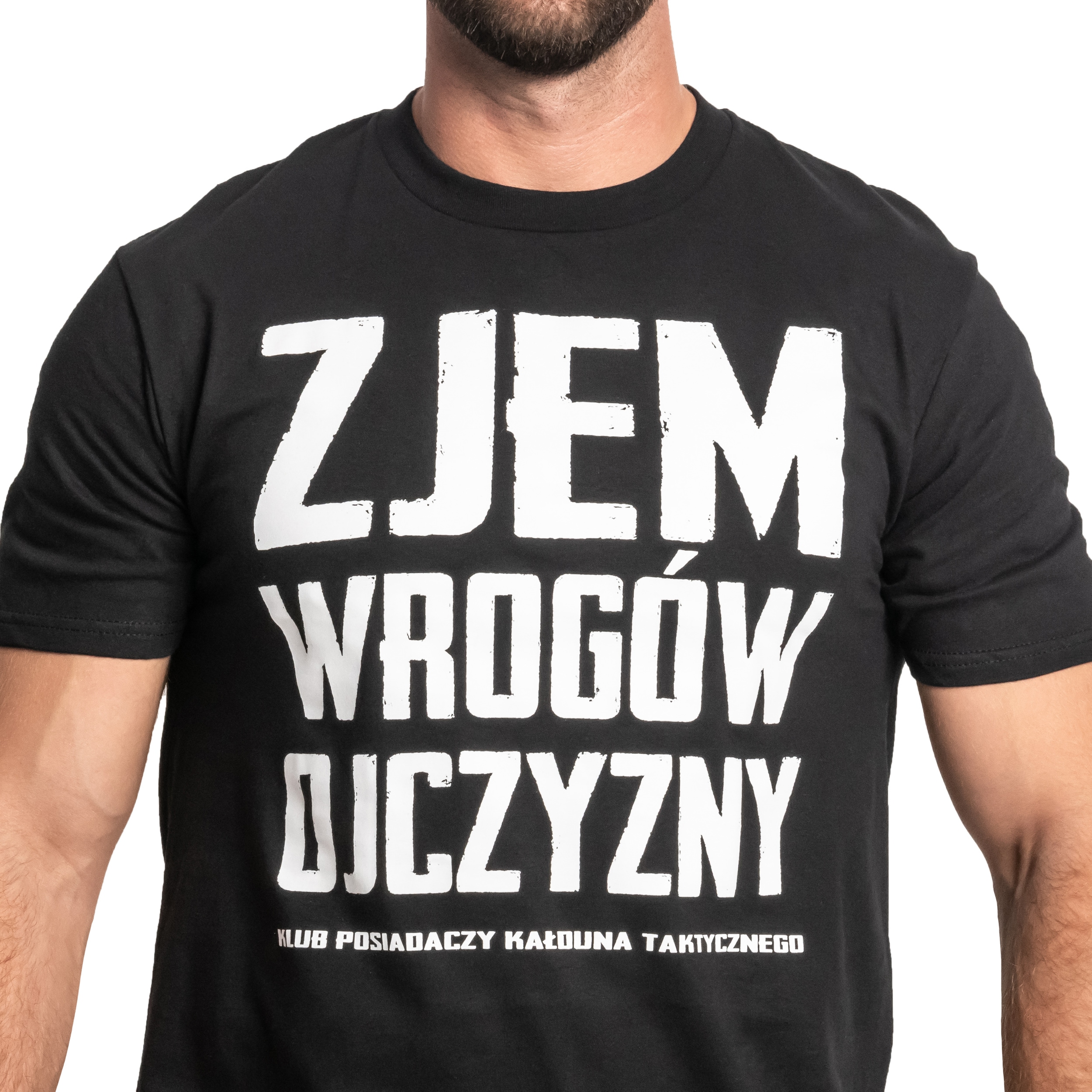 Футболка T-shirt Kałdun Zjem Wrogów Ojczyzny - Чорна