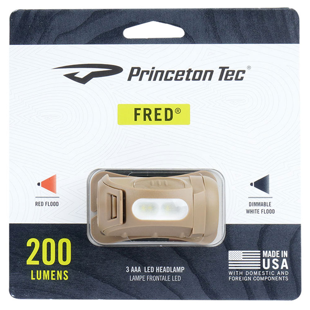 Latarka czołowa Princeton Tec Fred Tan - 200 lumenów
