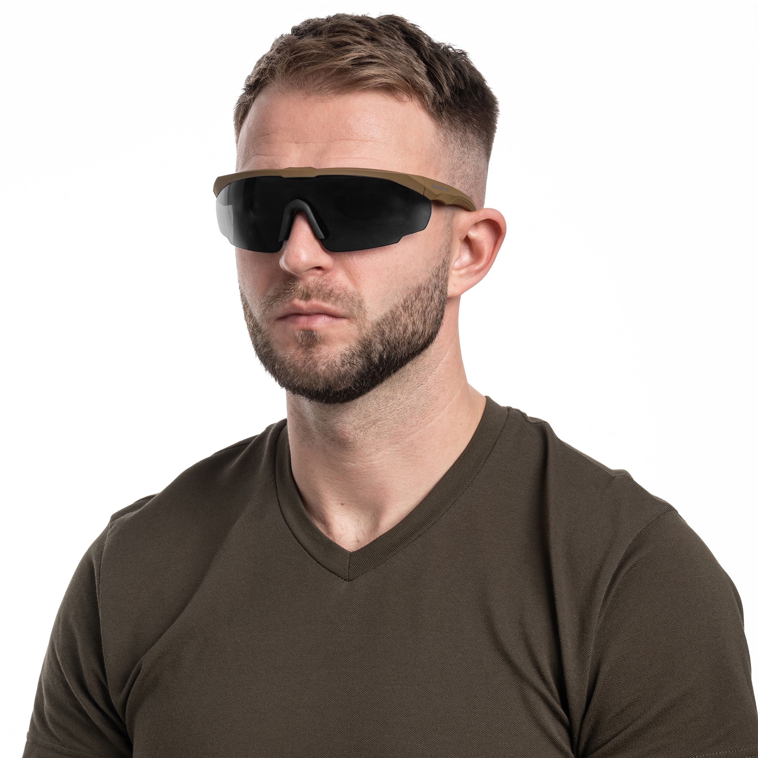 Okulary taktyczne SwissEye Blackhawk - Coyote