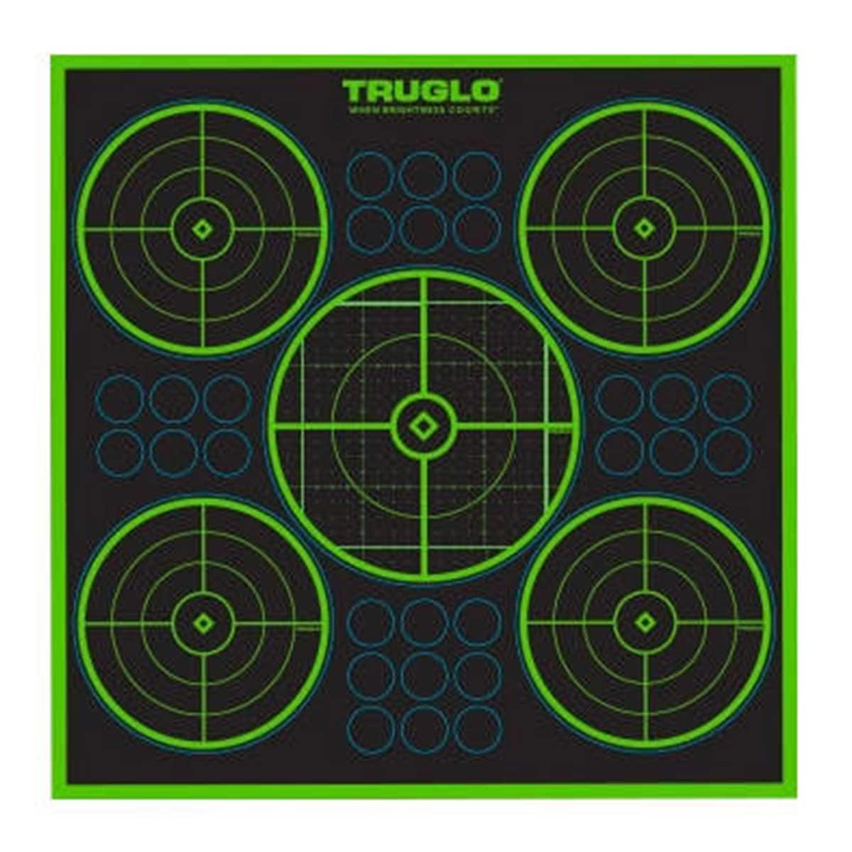 Мішені для стрільби TruGlo TruSee 5-Bull самоклеючі з наклейками - 6 шт.