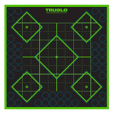 Стрілецькі мішені TruGlo TruSee 5-Diamond самоклеючі з наклейками - 6 шт.