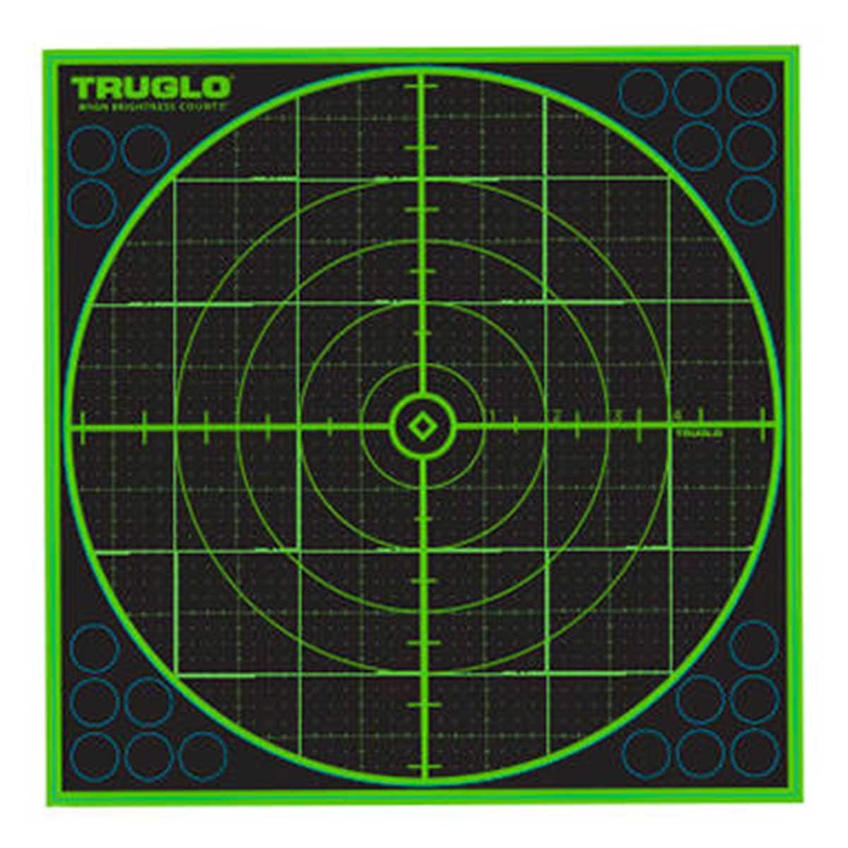 Tarcze strzeleckie TruGlo TruSee 100 Yard samoprzylepne z zaklejkami - 6 szt.