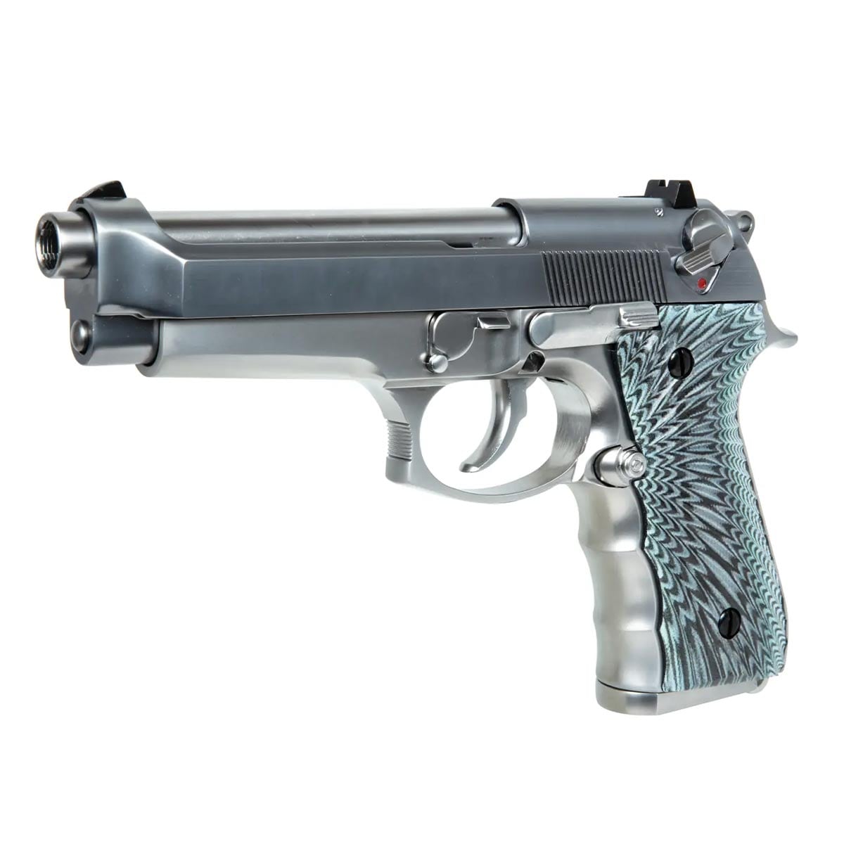 Пістолет WE ASG GBB M92 Eagle - Сріблястий