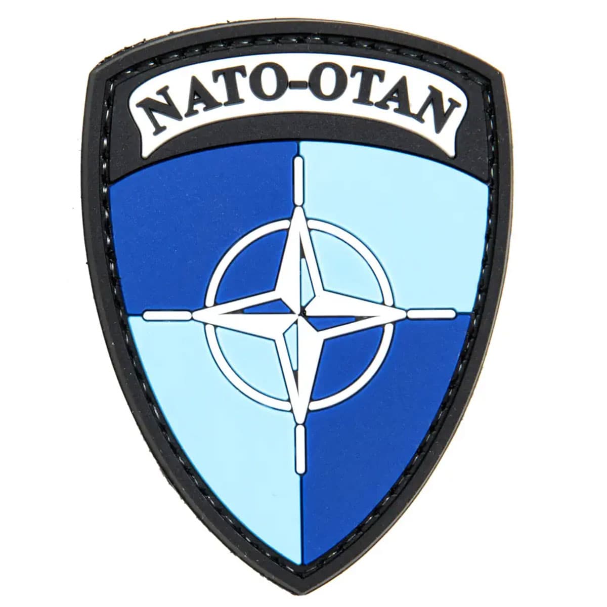 Naszywka PVC GFC Tactical Tarcza Nato - Niebieska