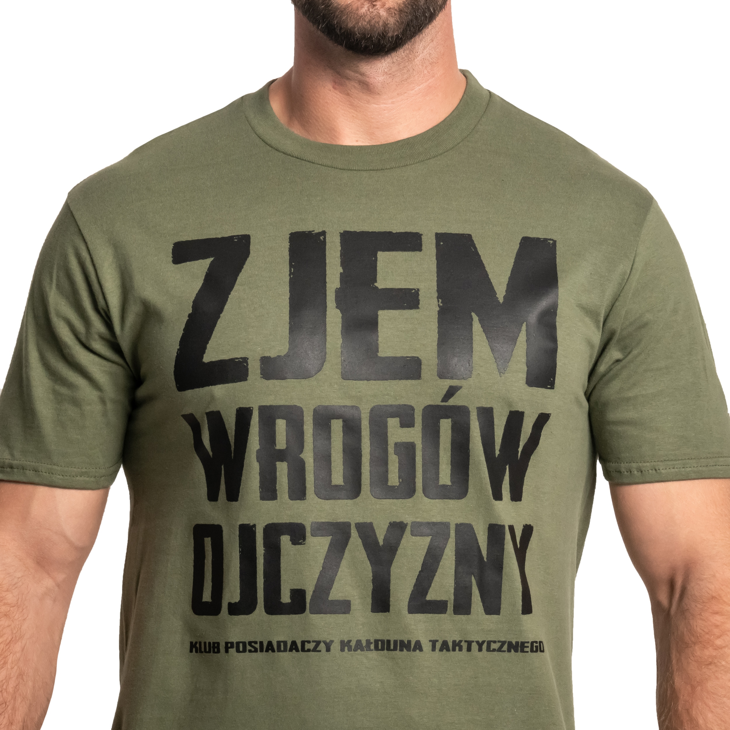 Футболка T-shirt Kałdun Zjem Wrogów Ojczyzny - Зелена/Чорна