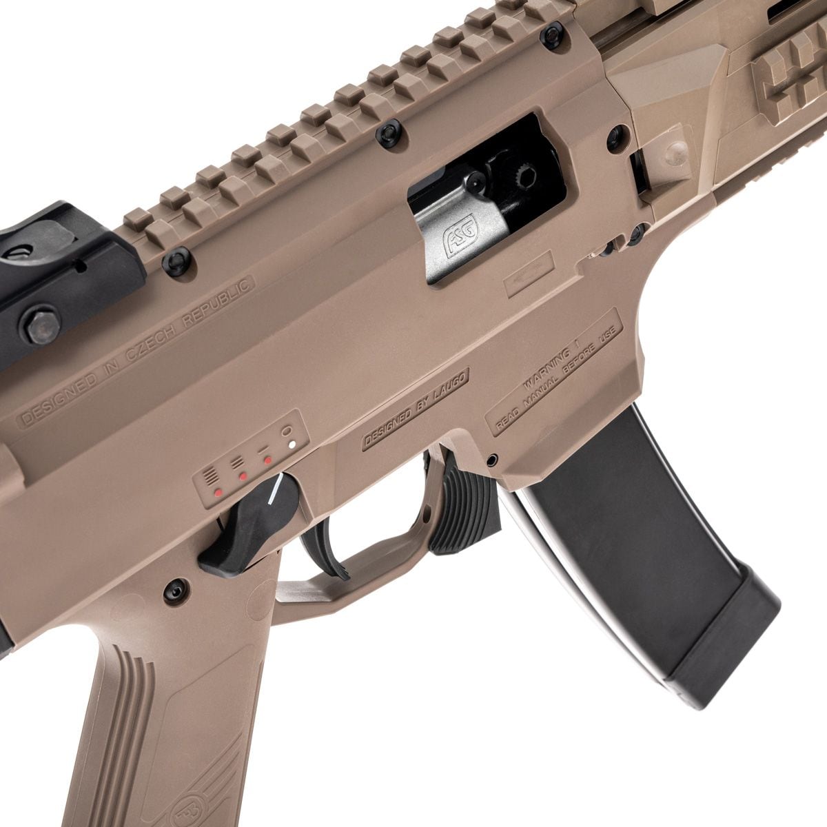 Пістолет-кулемет AEG CZ Scorpion Evo 3 A1 Low Power - Tan
