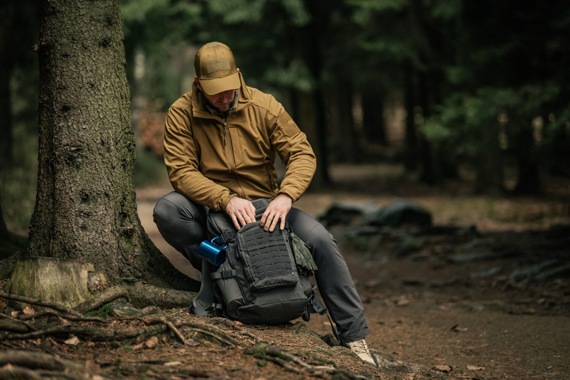 Czapka z daszkiem Highlander Forces Tactical - Coyote Tan