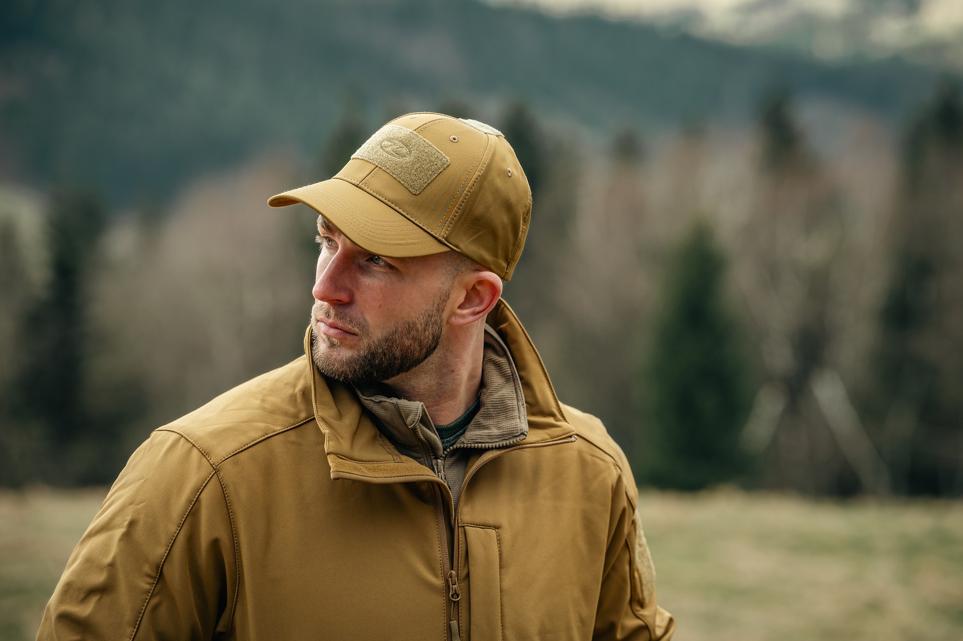 Czapka z daszkiem Highlander Forces Tactical - Coyote Tan