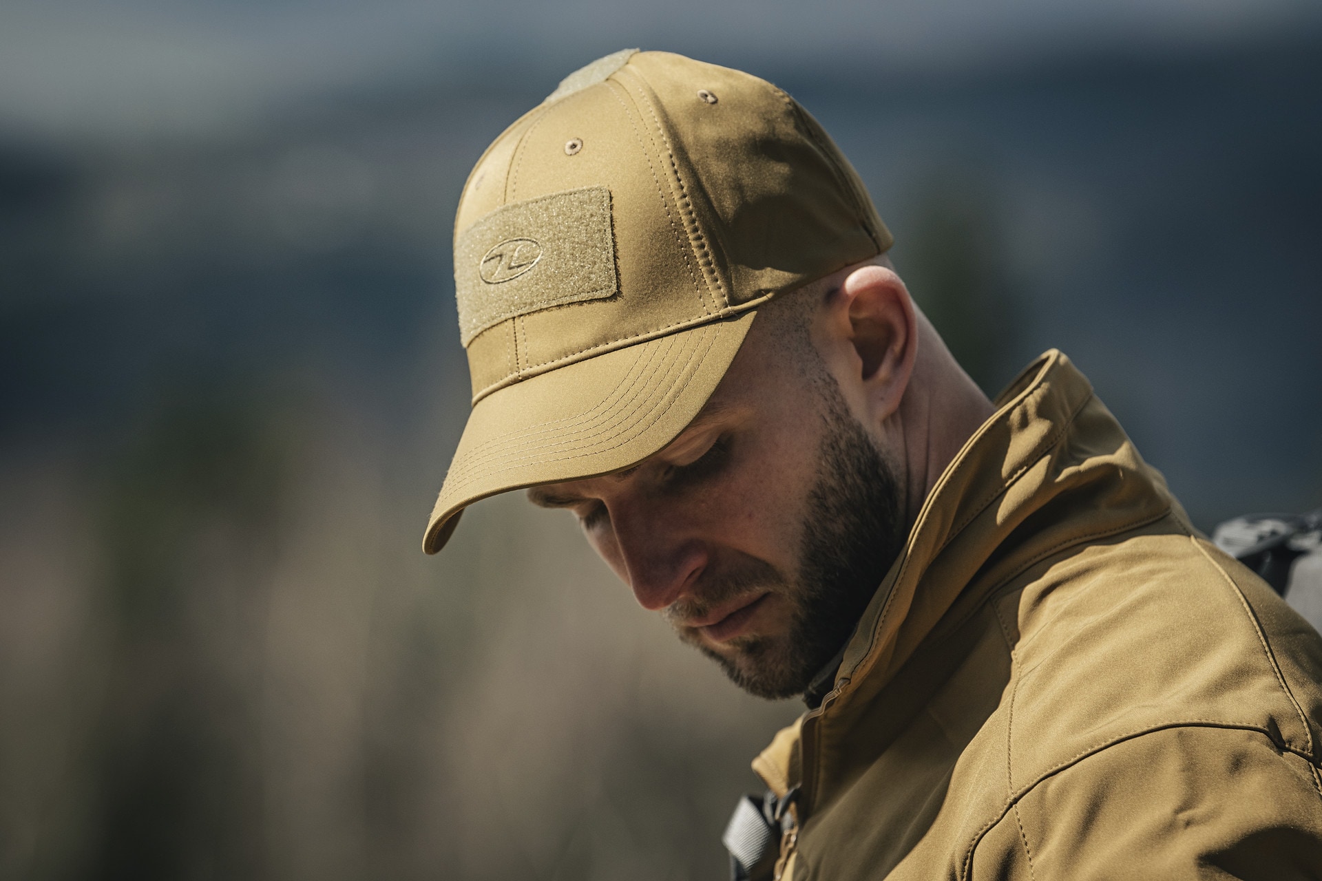 Czapka z daszkiem Highlander Forces Tactical - Coyote Tan