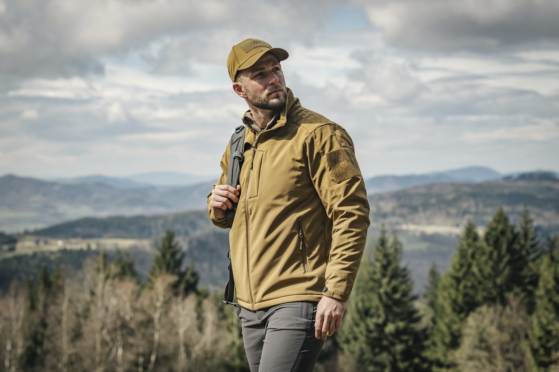 Czapka z daszkiem Highlander Forces Tactical - Coyote Tan