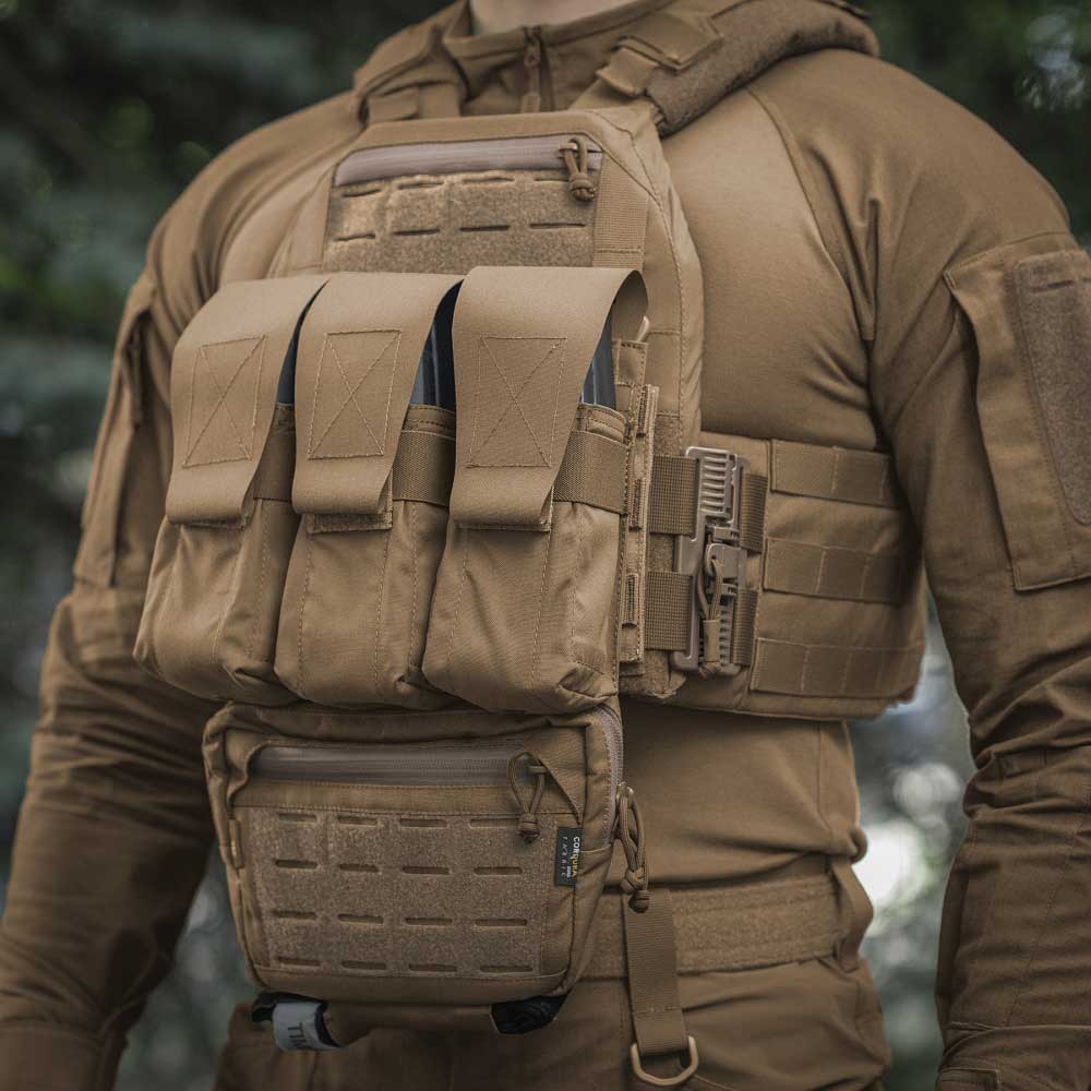 Ładownica zamknięta M-Tac na magazynki AR/AK - Coyote