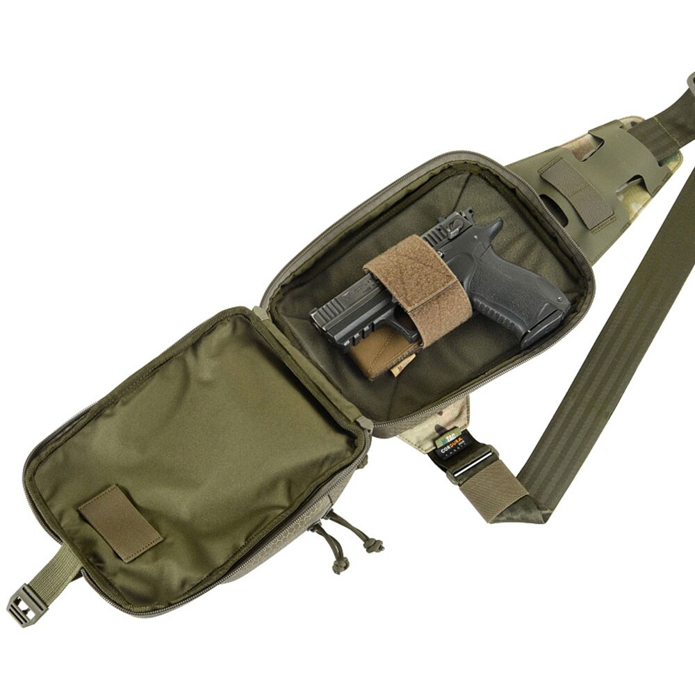 Torba na pistolet M-Tac Sling Pistol Bag Elite Hex z rzepem - Multicam/Ranger Green