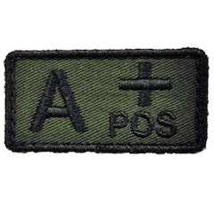 Emblemat Haasta grupa krwi A Rh+ Olive