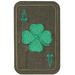 Naszywka M-Tac Szczęśliwa Karta - Ranger Green