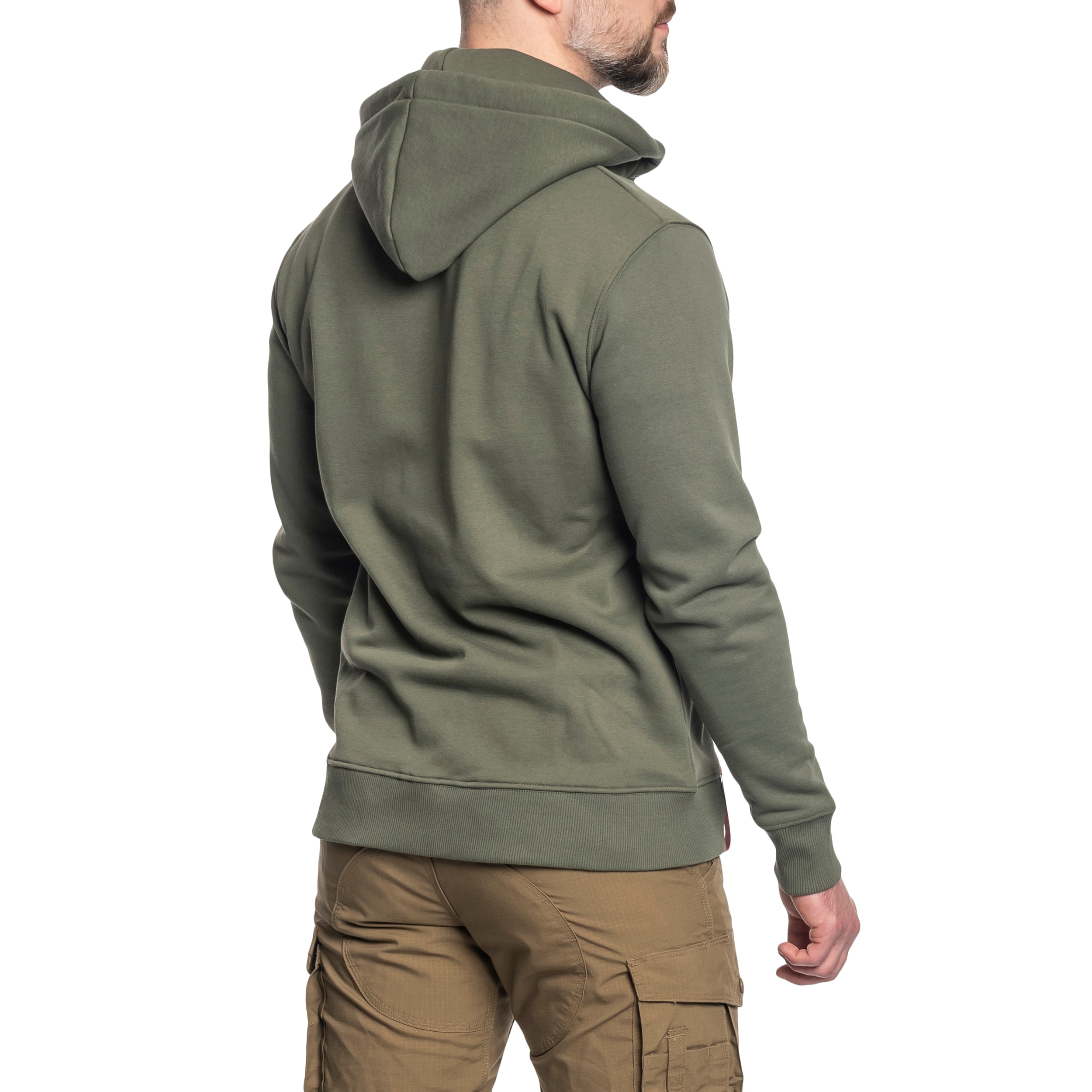 Bluza Alpha Industries Basic Zip Hoody - Dark Olive