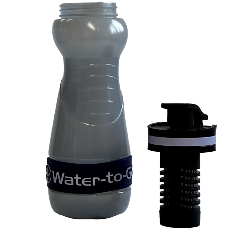 Butelka z filtrem Water-to-Go Sugarcane 550 ml - Berry Blue