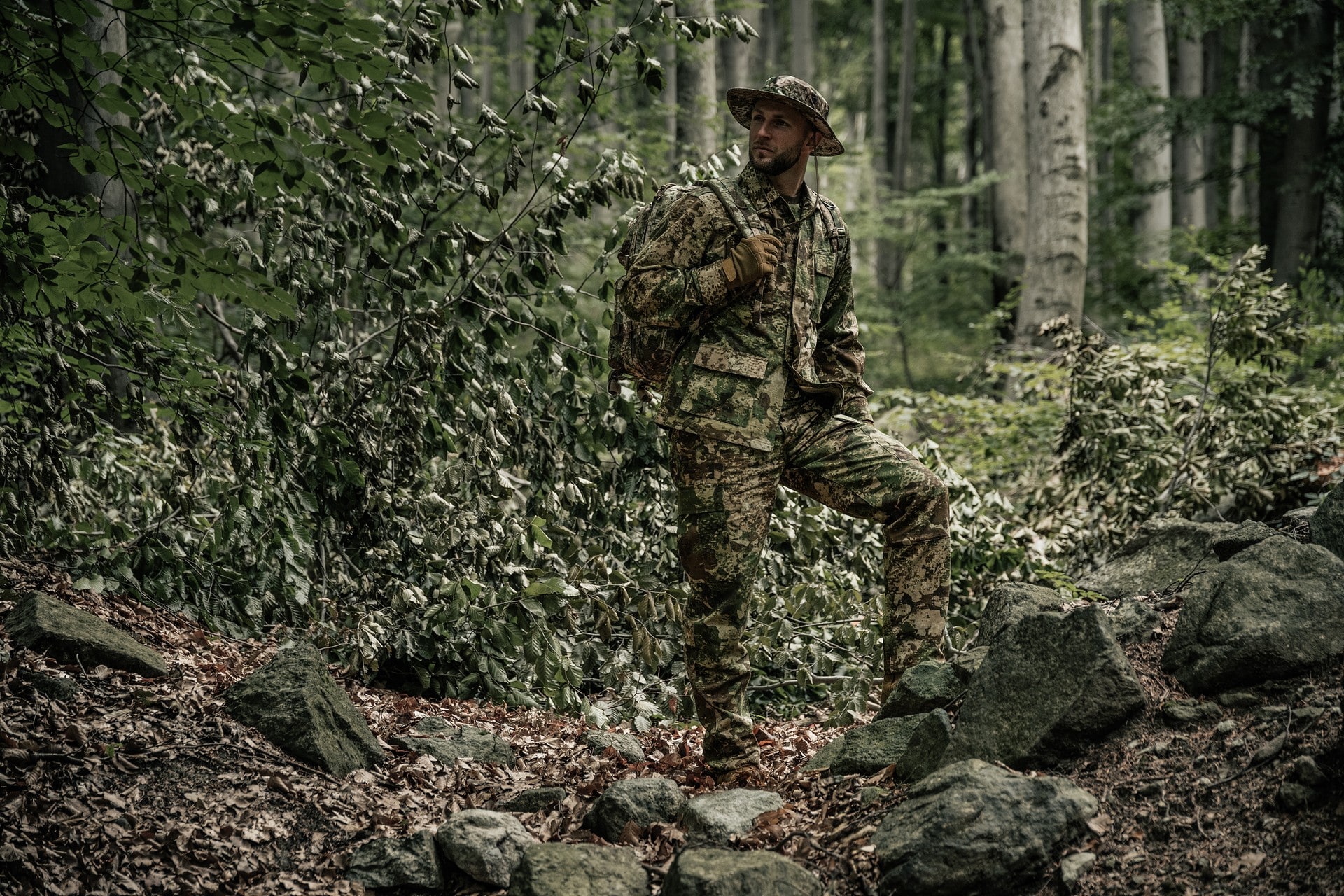 Spodnie wojskowe Mil-Tec Rip-Stop BDU - Phantomleaf WASP I Z2