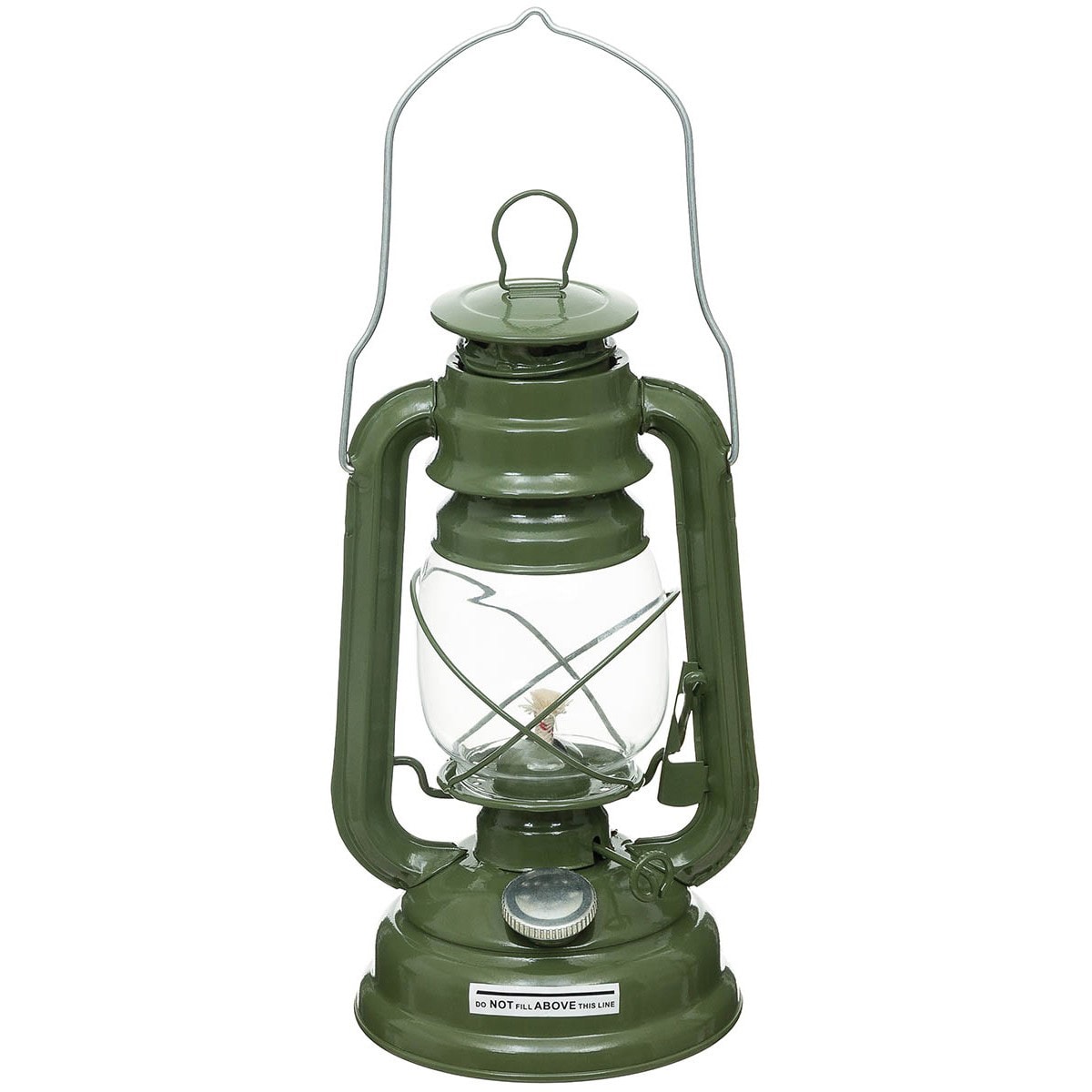 Lampa naftowa MFH 25 cm - Olive
