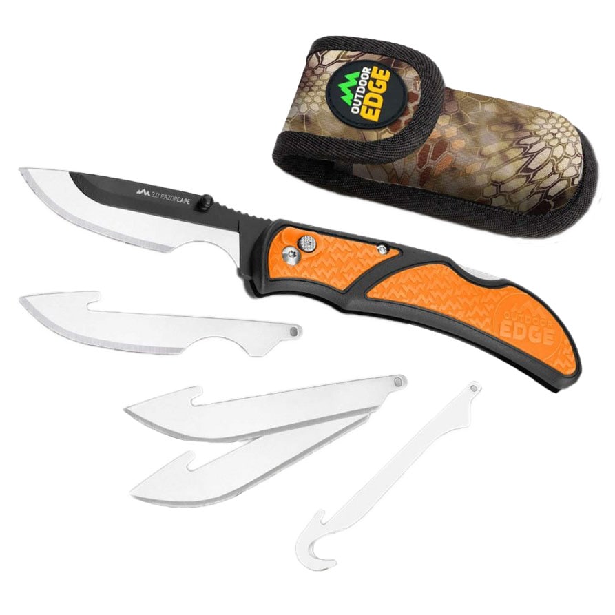 Nóż składany Outdoor Edge Razorcape 3,0 Blister - Orange