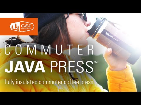 Kubek termiczny - kawiarka GSI Outdoors Commuter Java Press Black