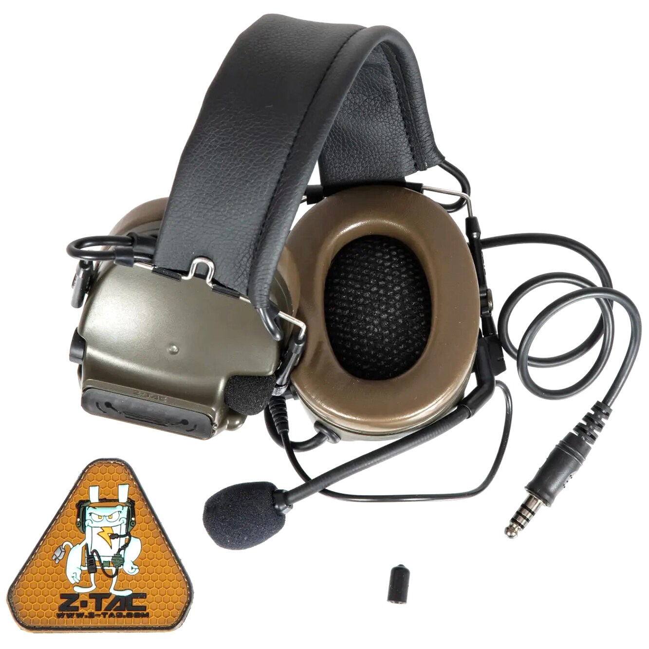Zestaw słuchawkowy Z-Tactical Com III - Olive
