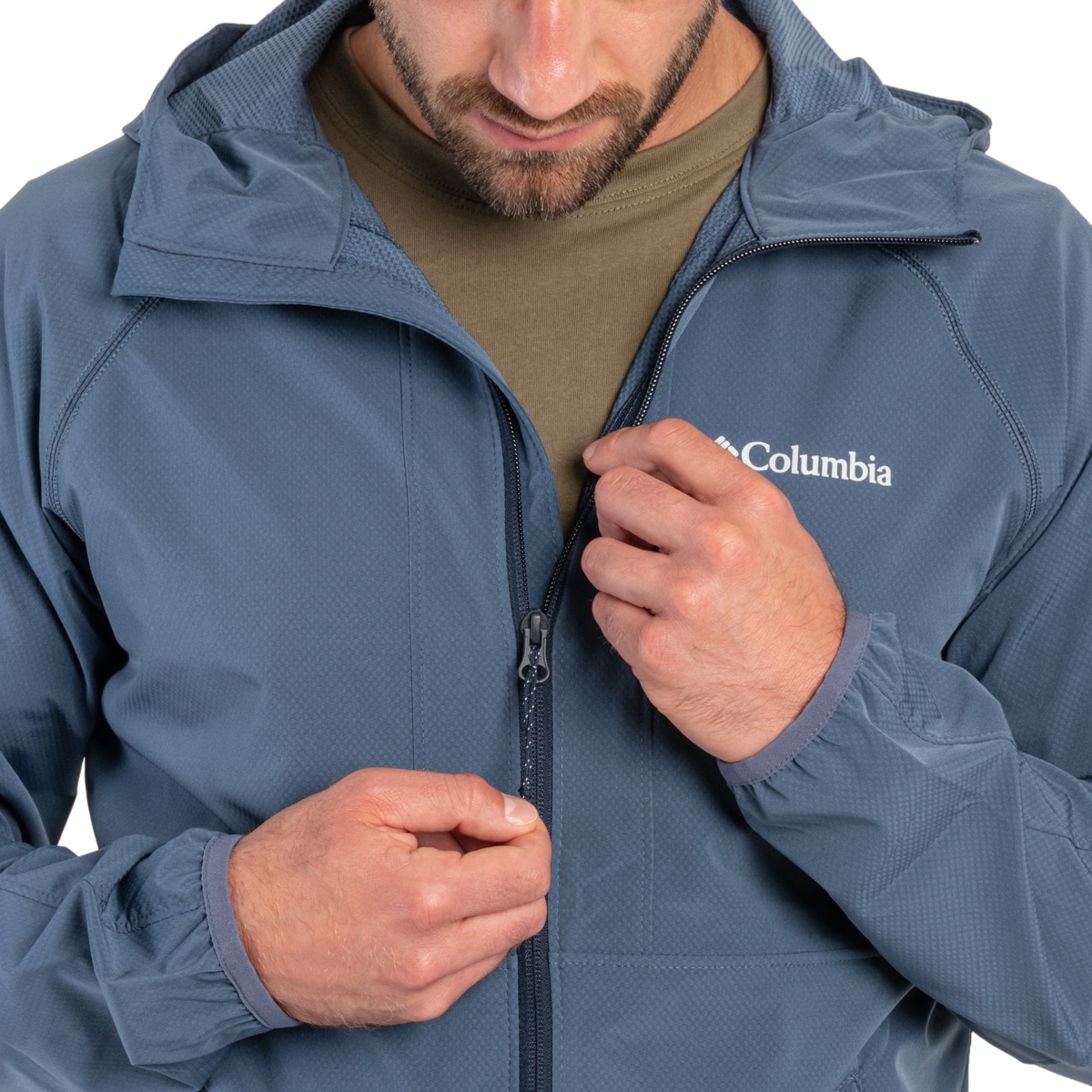 Kurtka Columbia Tall Heights Hooded Softshell - Dark Mountain