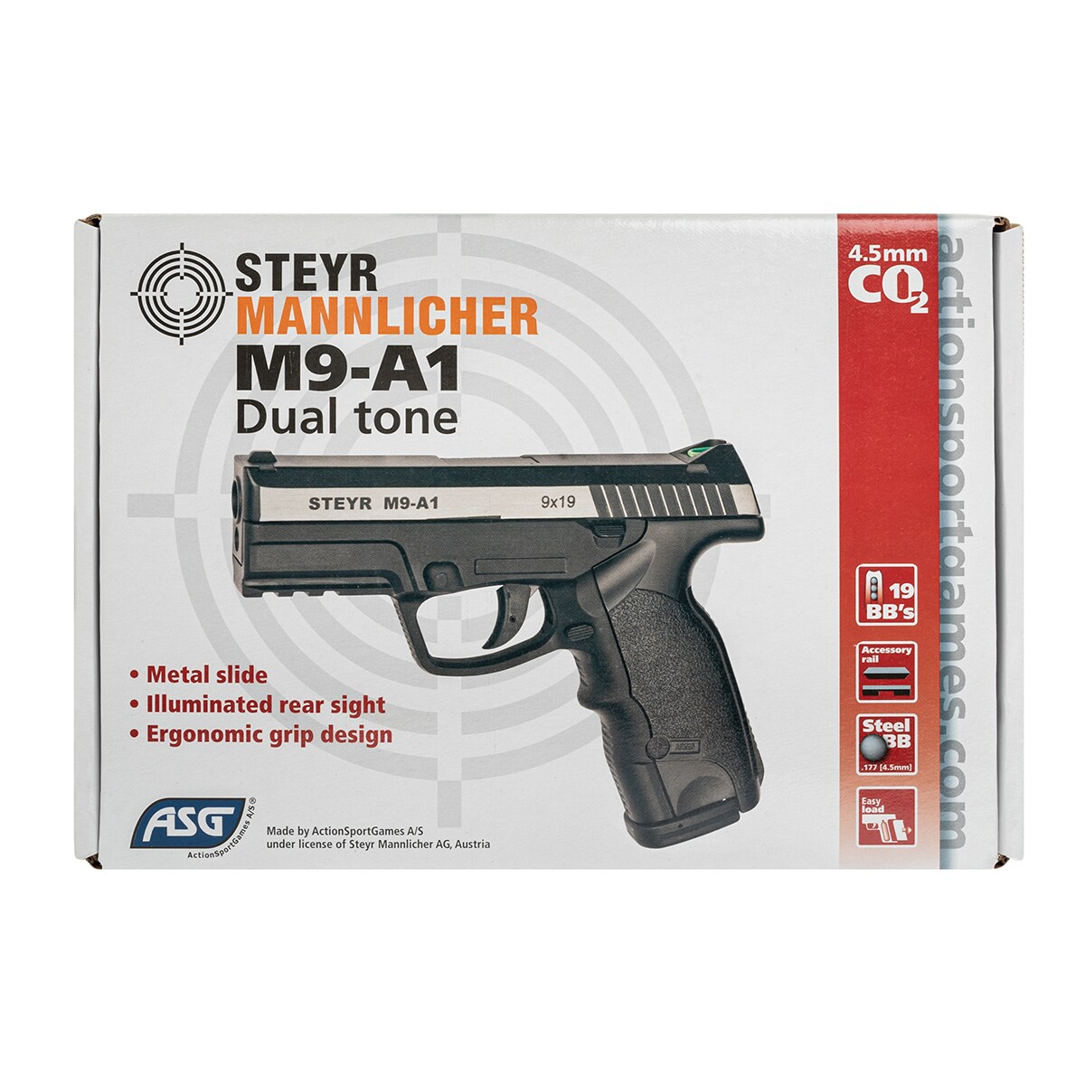 Wiatrówka Steyr M9-A1 Dual Tone Metal 4,5 mm