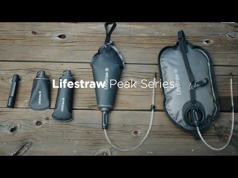 Butelka zwijana z filtrem LifeStraw Peak Squeeze 650 ml - Dark Gray