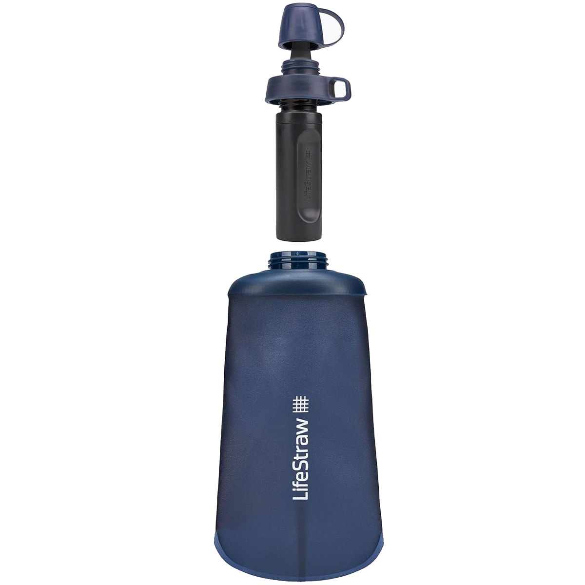 Butelka zwijana z filtrem LifeStraw Peak Squeeze 650 ml - Mount Blue 