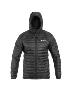 Kurtka Columbia Powder Pass Hooded Hybrid Down Jacket - Black Kurtka Columbia Powder Pass Hooded Hybrid Down Jacket - Black