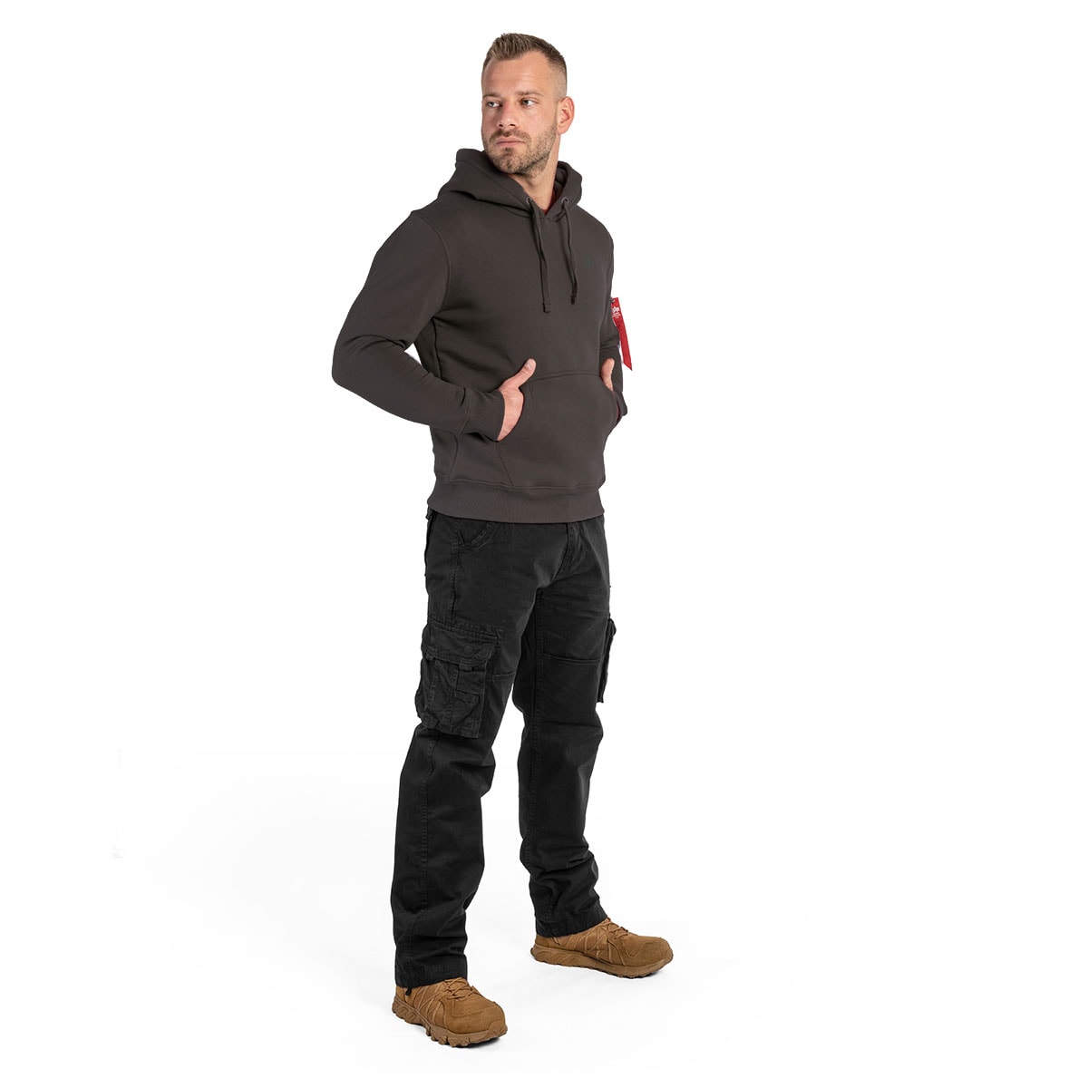 Bluza Alpha Industries Air Force Hoody - Vintage Grey