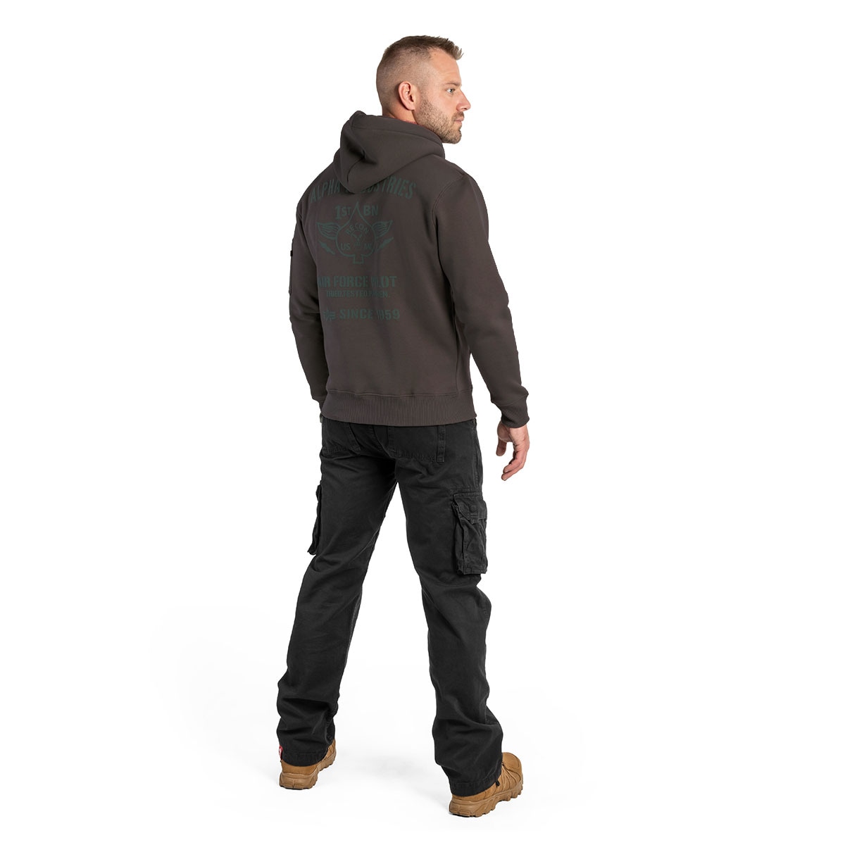 Bluza Alpha Industries Air Force Hoody - Vintage Grey