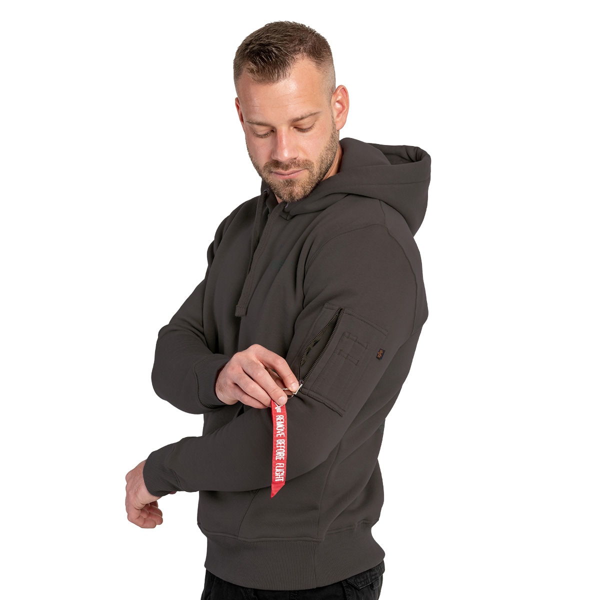 Bluza Alpha Industries Air Force Hoody - Vintage Grey