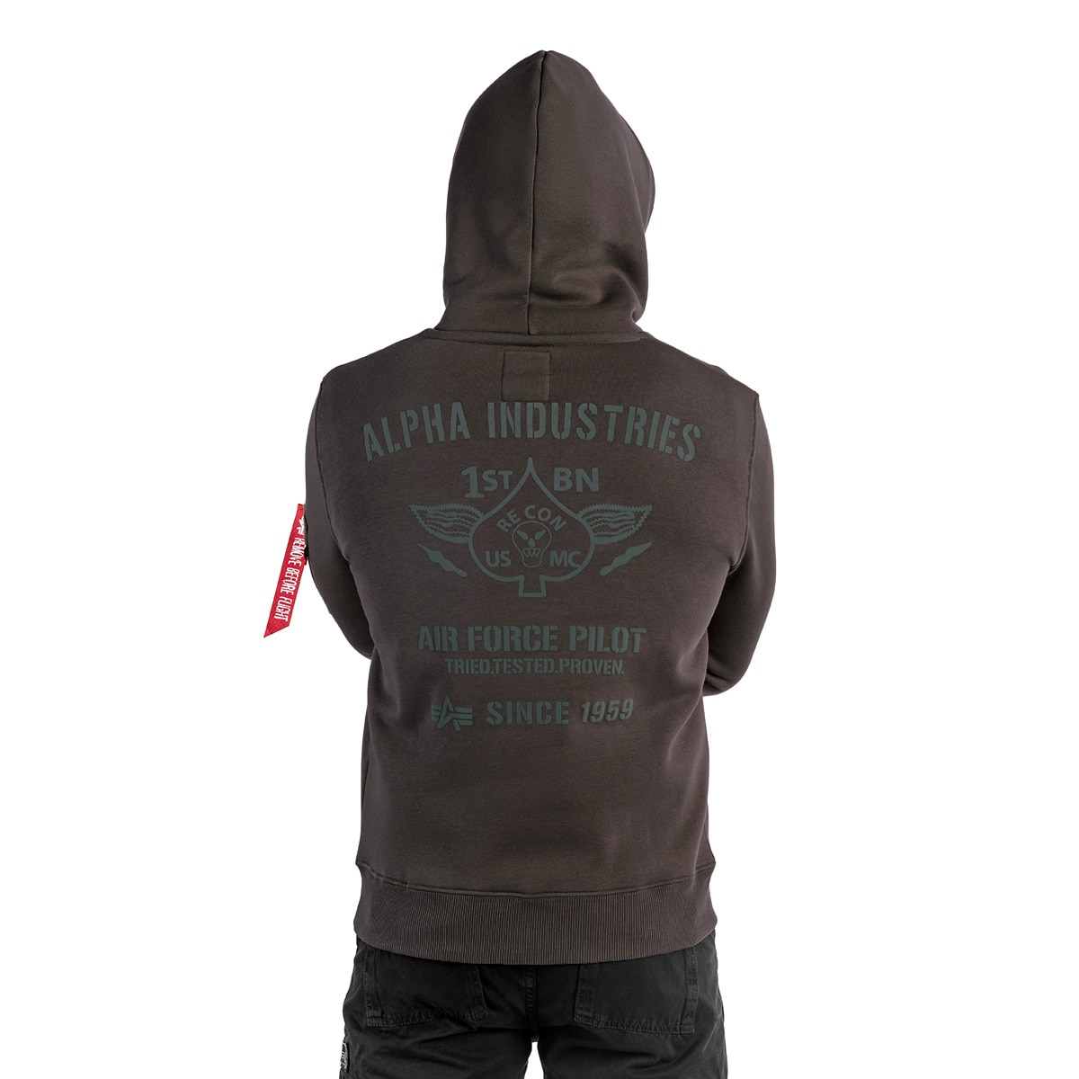 Bluza Alpha Industries Air Force Hoody - Vintage Grey