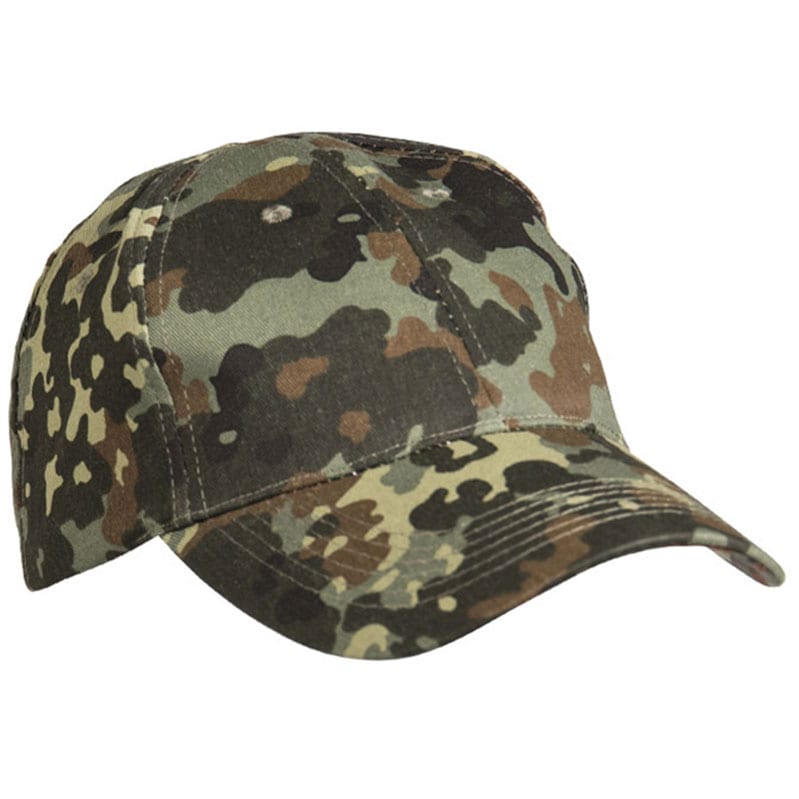 Czapka z daszkiem Mil-Tec Baseball Cap - Flecktarn