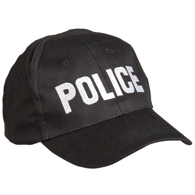 Czapka z daszkiem Mil-Tec Baseball Cap POLICE - Black