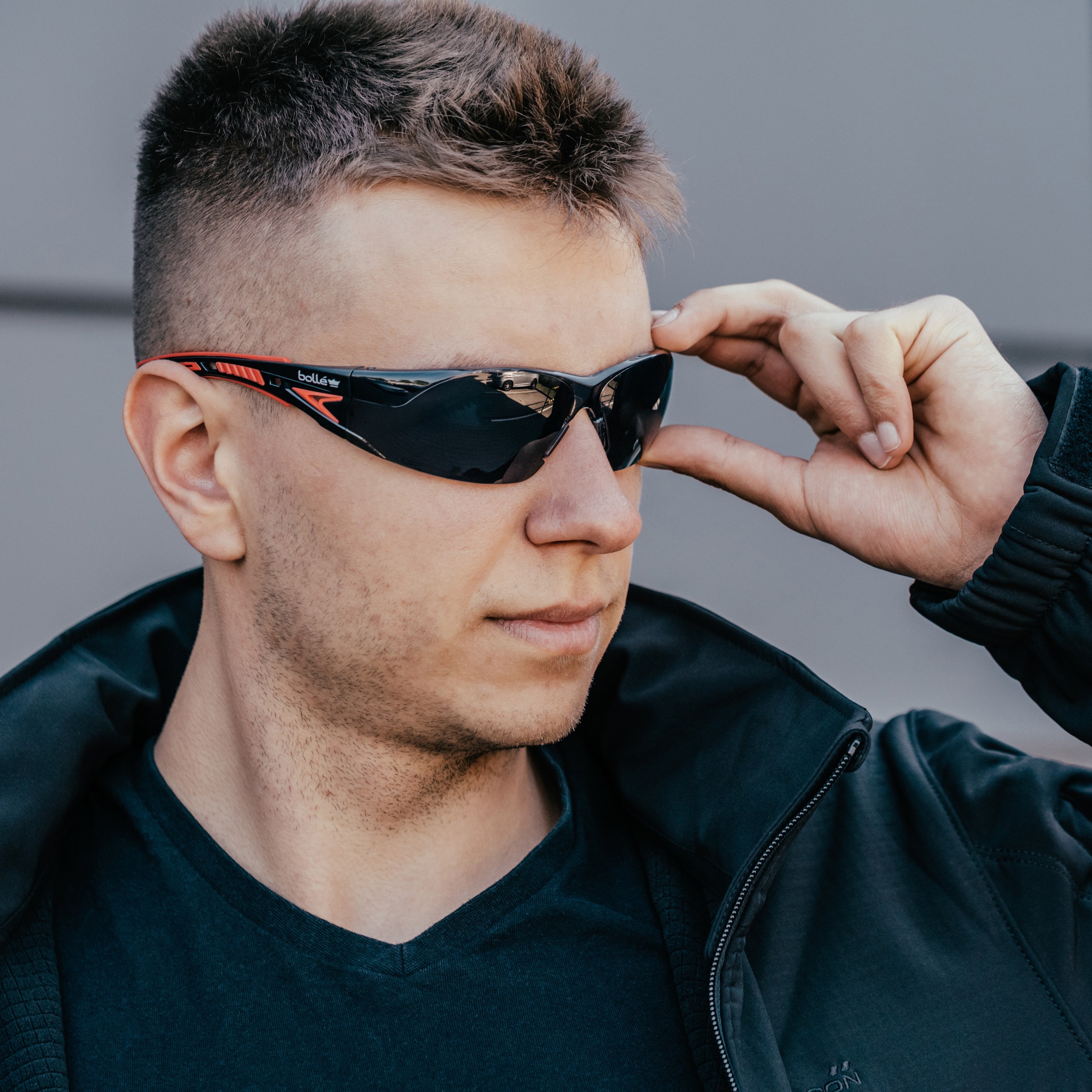 Okulary taktyczne Bolle Rush+ Smoke