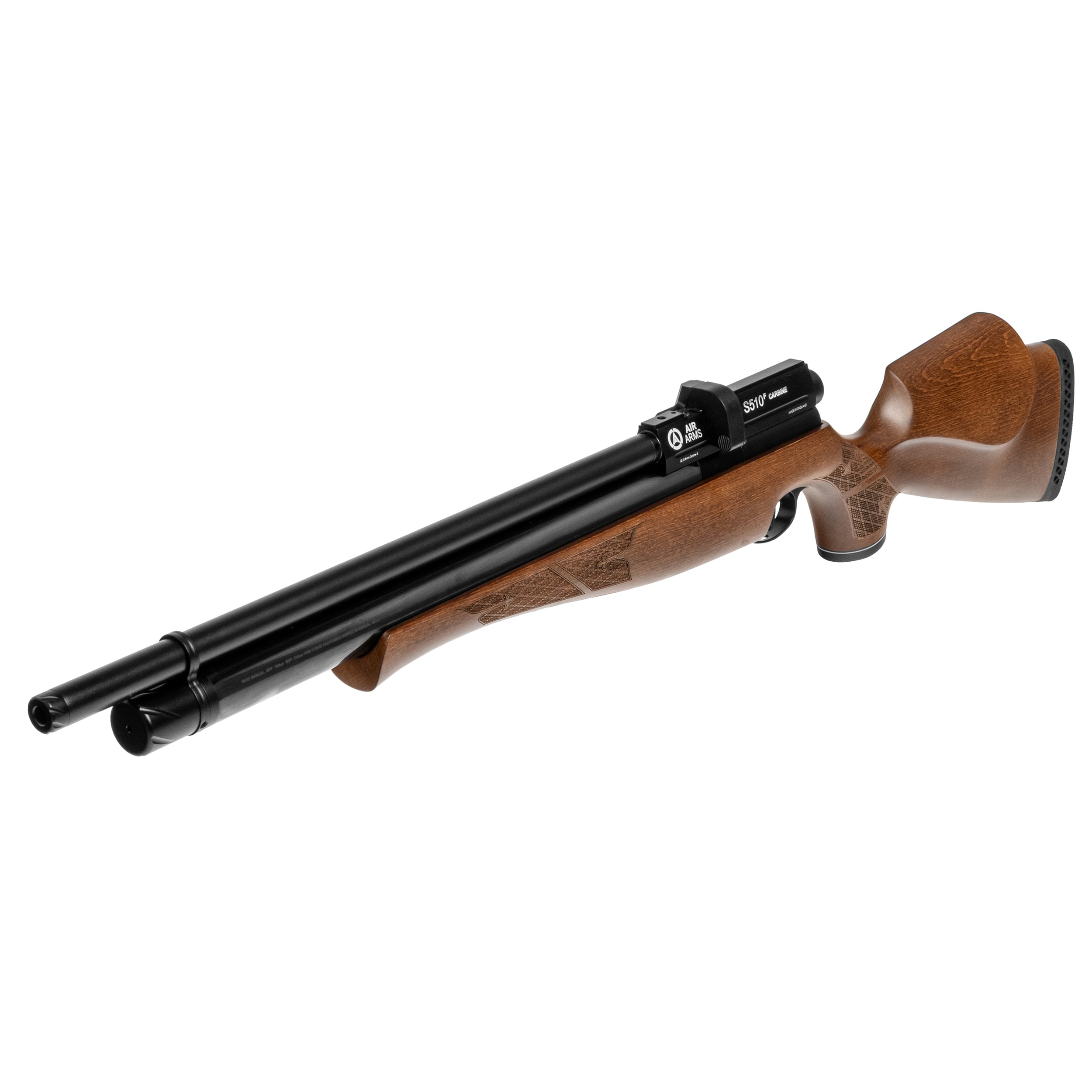 Air Arms S510 S/L Carbine 5,5 mm Air Gun - right-handed - beech