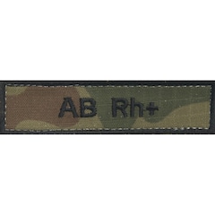 Emblemat - grupa krwi AB Rh+