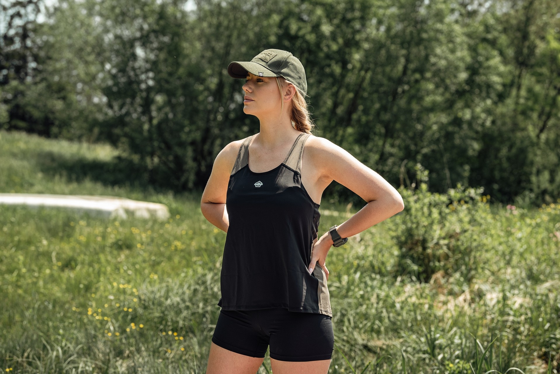 Koszulka damska Tank Top Pentagon Aria - RAL 7013/MIX