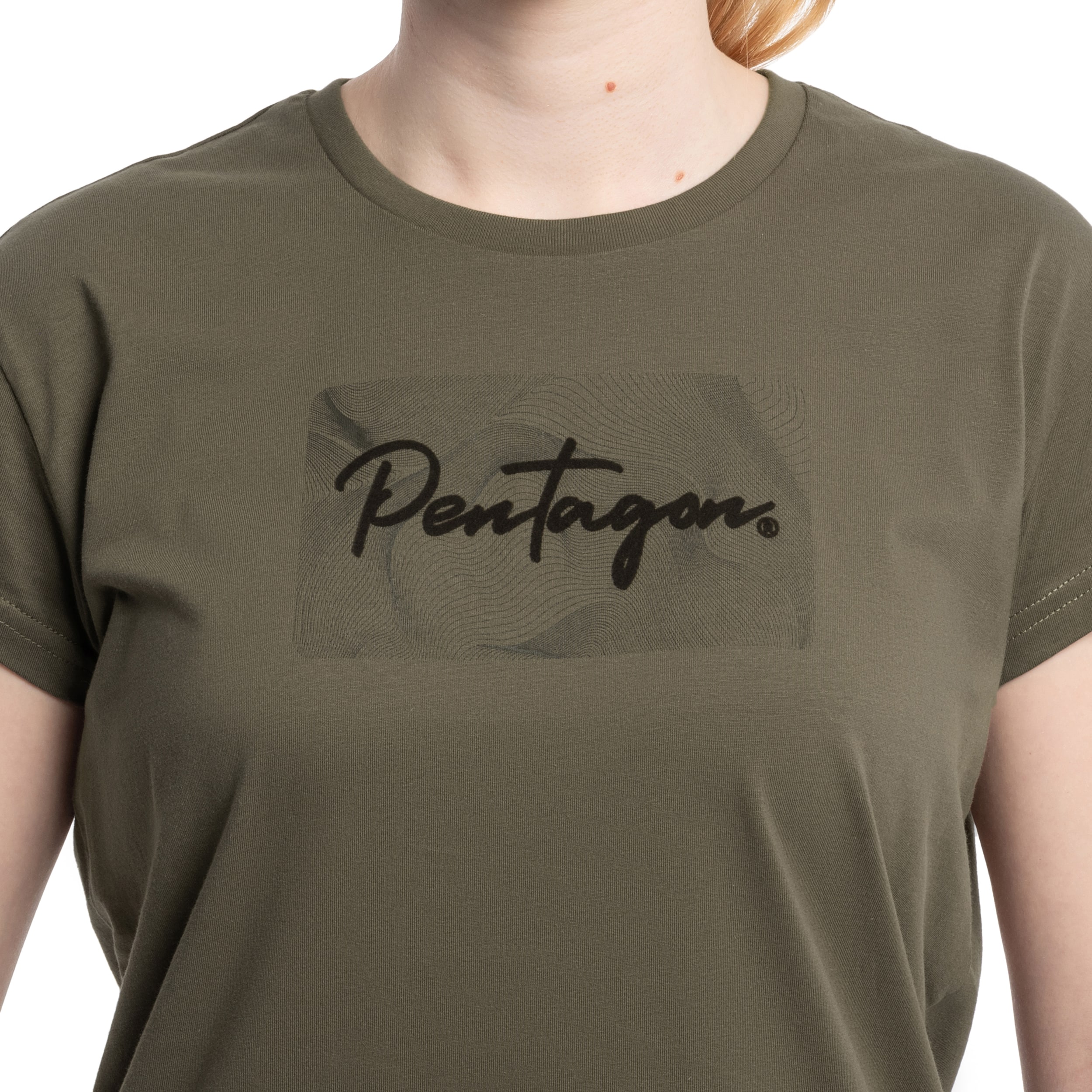 Koszulka T-shirt damska Pentagon Contour - RAL 7013