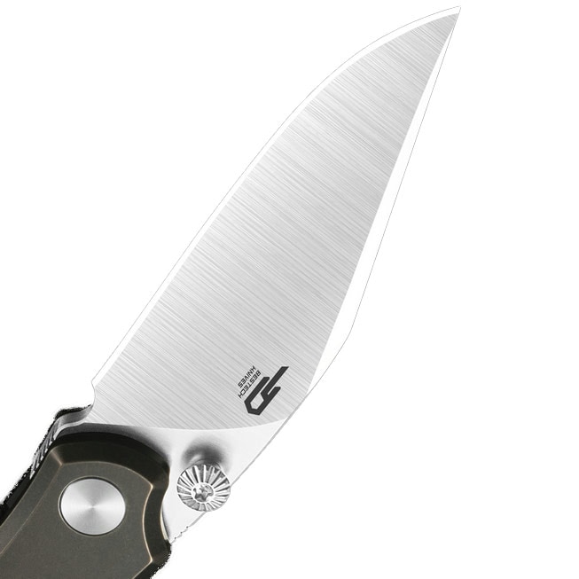 Nóż składany Bestech Knives Icarus - Silver Blade / Dark Bronze Titanium